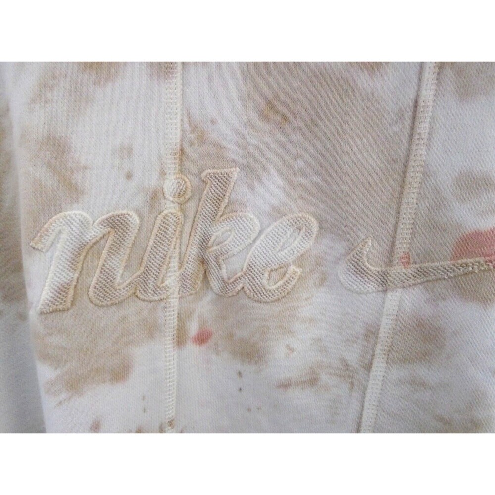 Nike Sportswear Womens Size S Club Tie-Dye French Terry Hoodie Pullover Oversize - Picture 13 of 15